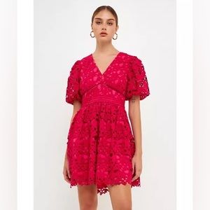 AVARA Pink Lace Tisha Dress -  Size Medium, New with Tags